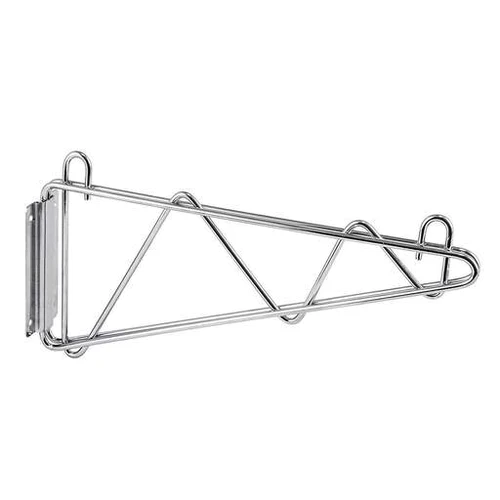 Wire Chrome/Black Epoxy Wall Brackets (Set of 2) - Image 2