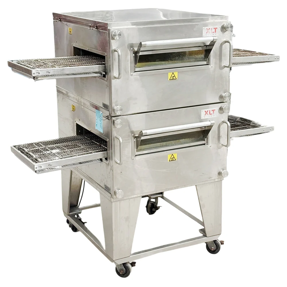 XLT 70" Conveyor Pizza Oven Natural Gas Double Deck 1832 Used FOR02422 - Image 3