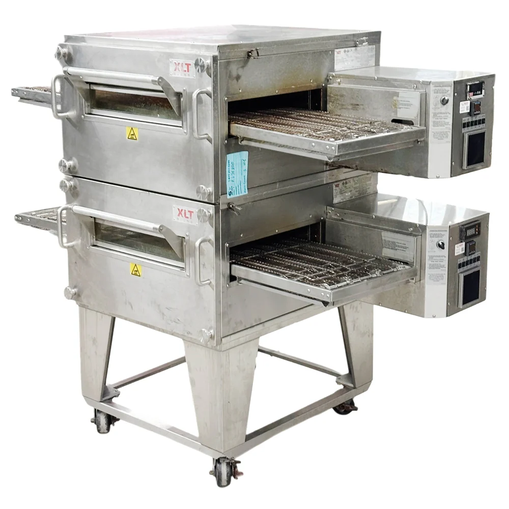 XLT 70" Conveyor Pizza Oven Natural Gas Double Deck 1832 Used FOR02422 - Image 4